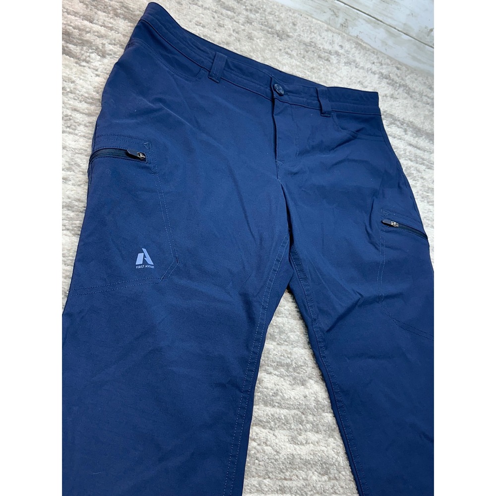 Eddie Bauer Pants Womens P10 Blue First Ascent Guide Cargo Hiking Outdoor
